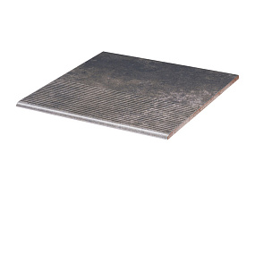 Фронтальная клинкерная ступень простая Paradyz Viano Antracite, 300*300*11 мм Hit Ceramics