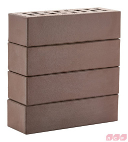 Клинкер фасадный коричневый "Мюнхен" 0,71NF гладкий ЛСР