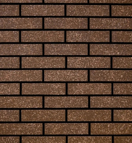 Облицовочный керамический кирпич "Brown Granite" 1Нф КЕРМА