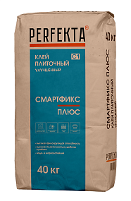 Клей плиточный улучшенный Смартфикс Плюс C1, 40 кг PERFEKTA