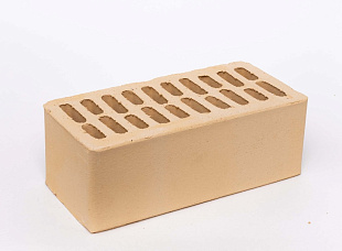  Кирпич утолщенный пустотелый лицевой "Слоновая кость" ВЗКСм