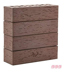 Клинкер фасадный коричневый "Мюнхен" 0,71NF береста ЛСР