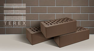 Кирпич облицовочный керамический TEREX Мокко утолщенный