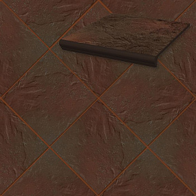 Напольная клинкерная плитка Paradyz Semir Brown 300*300*11 мм Hit Ceramics