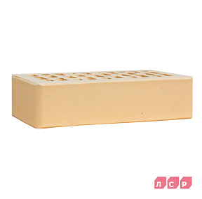 кирпич облицовочный пустотелый бежевый 1NF гладкий ЛСР