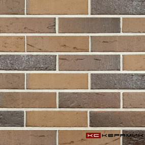 Пустотелый лицевой керамический кирпич с утолщенной стенкой Рочестер ручная формовка КС Керамик