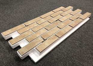 Термопанели с клинкерной плиткой Natural Brown Duro HITCERAMICS