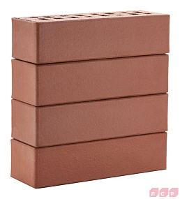 Клинкер фасадный тёмно-красный "Эдинбург" 0,71NF гладкий ЛСР