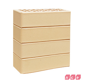 кирпич облицовочный пустотелый бежевый 1NF гладкий ЛСР