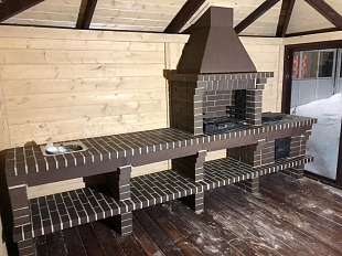 Клинкер пустотелый лицевой Коричневый Гладкий Керма премиум клинкер