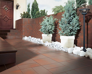 Угловая клинкерная ступень с капиносом Paradyz Cloud Brown Duro, 330*330*11 мм Hit Ceramics