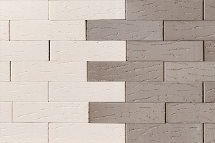 Кирпич лицевой керамический Магма Керамик пустотелый "Белый Антик"