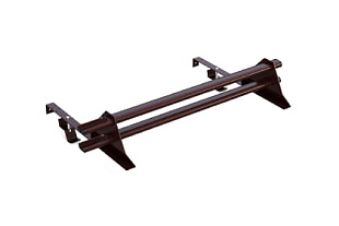 Комплект для крепления снегозадерживающих труб Черный BRAAS