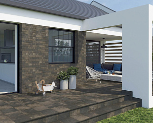 Напольная клинкерная плитка Paradyz Scandiano Brown 300*600*11 мм Hit Ceramics