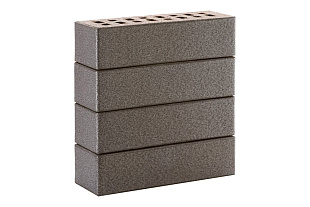 Кирпич клинкерный ЛСР 0.71НФ М300 обсидиан «Эльфюс» Серебристый гладкий