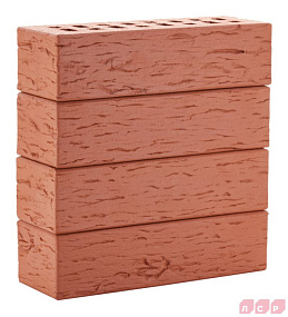 Клинкер фасадный красный "Лондон" 0,71NF береста ЛСР